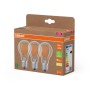 Lampadine LED E27 OSRAM, confezione da 3, lampadine chiare in confezione di cartone.