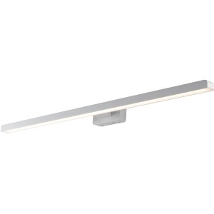 Applique LED bianca e lineare. Lampada da parete moderna per interni.