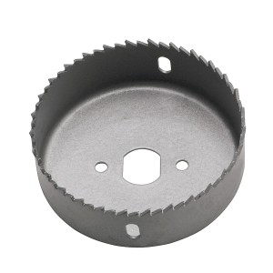 Set di seghe a tazza LUX (4 pezzi): Corone con attacco per fori precisi in legno e cartongesso.