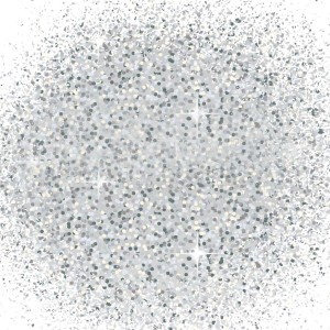 Glitter argento per progetti fai-da-te e colori.