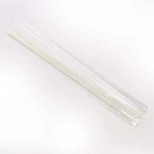 Bastoncini profumati t.b.t. per candele profumate e lumini, bianchi, confezionati in pellicola.