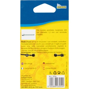 Confezione di ricambio cavo cambio bici t.b.t.