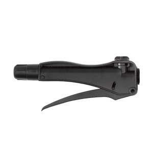 Testa di spruzzo nera per pompe, accessorio per irrigazione giardino.