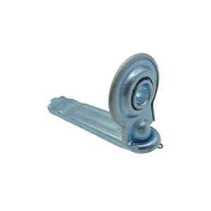 Giunto metallico per tapparelle, color argento.
