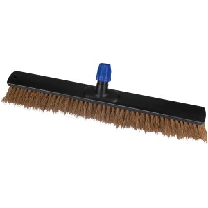 Testa di scopa professionale LUX in cocco, larghezza 60 cm, per sporco grossolano all'esterno.