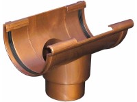 Testata Per Grondaia In PVC 150mm, Destra, Bianco - Facile Montaggio A Innesto | INEFA Made In Germany