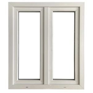 Finestra in PVC bianca a due ante per la tua casa.