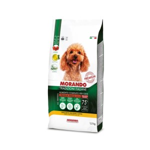 Crocchette per cani Morando adulto mini pollo e avena 1,5 kg