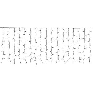 Catena luminosa t.b.t. per esterni, ideale per illuminazione decorativa.
