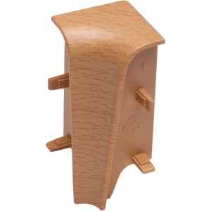 Angolo interno OBI in faggio, set da 2 per battiscopa, accessorio per laminato e parquet.