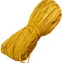 OBI rafia naturale gialla (50g) per lavori di legatura decorativi e progetti di bricolage.