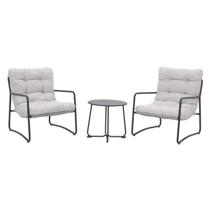 Salotto da balcone Patterson acc e Textilen cuscini poliestere 2 posti