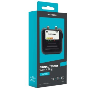 Confezione di un tester di segnale Metronic con spina F.