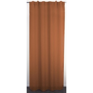 Tenda in tessuto marrone t.b.t., oscurante per soggiorno e camera da letto.