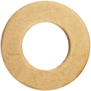 Rondella in ottone, Ø 12 mm, set da 8, per scopi decorativi e per aumentare la superficie di appoggio.