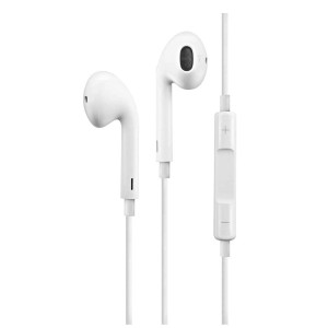 Cuffie t.b.t. bianche con cavo e controllo volume.