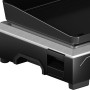 Campingaz Grill elettrico Plancha Electric 1 XD, vista dettagliata della piastra e dell'alloggiamento.