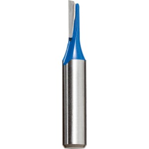 Fresa per scanalature LUX HM, 4,5 mm, per scanalature precise nel legno. Punta per fresare con robusta placchetta HM.