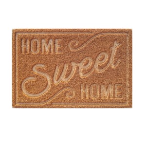Tappetino con scritta "Home Sweet Home", ideale per cucina e ingresso.