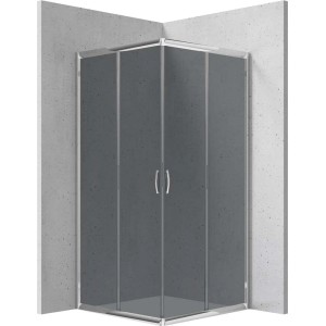 Cabina doccia quadrata Caimito Idrostile Kerria 900x1850 mm cromo