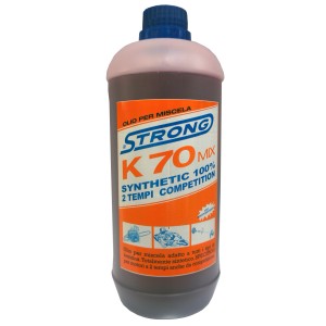 t.b.t. per motoseghe: Flacone di olio per motori a 2 tempi, adatto per motoseghe.