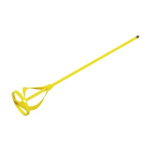Miscelatore per pittura LUX giallo, Ø 100 mm, per trapani. Per miscelare pitture e vernici.