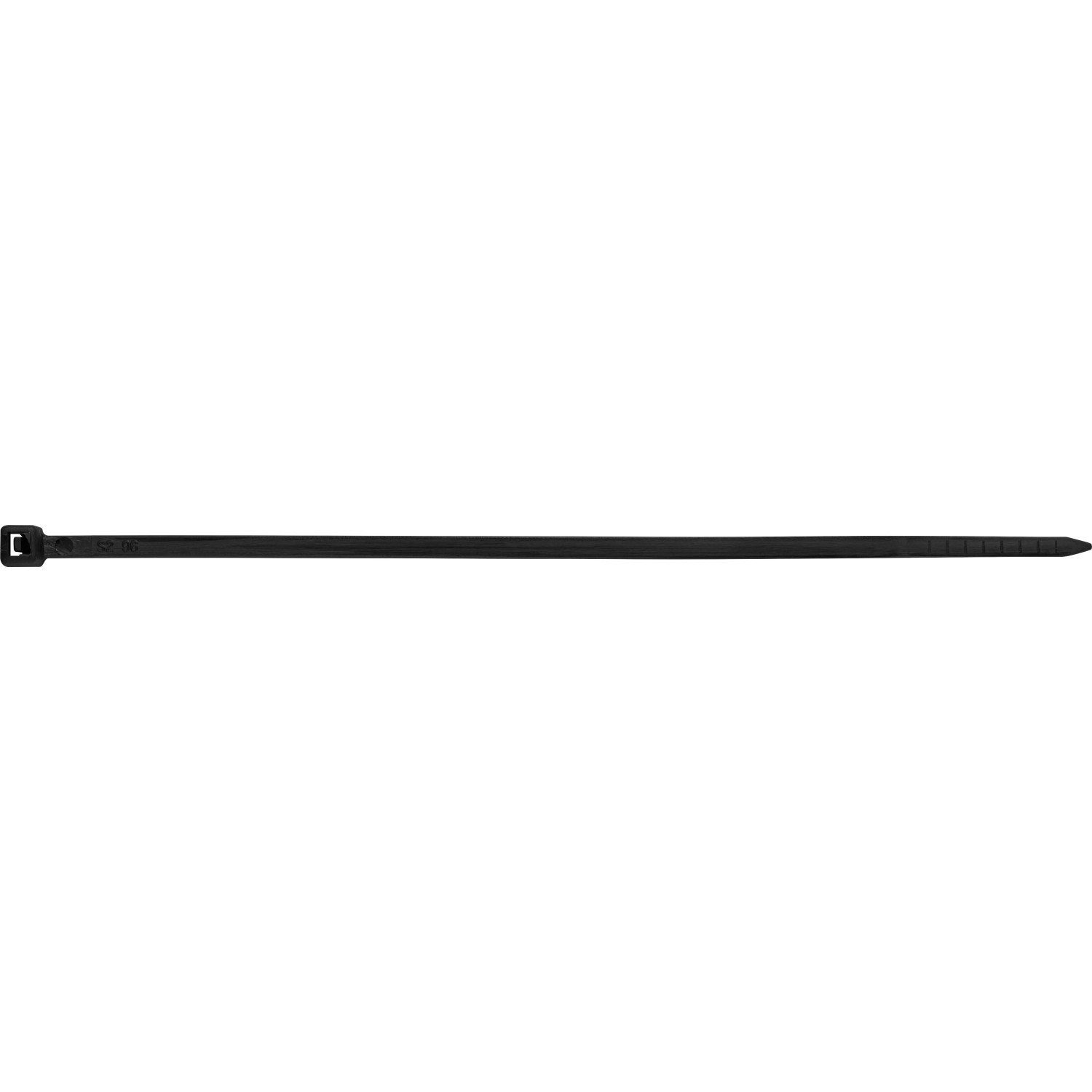 Fascetta per cavi nera, 120 mm, 25 pezzi, per raggruppare e fissare i cavi.