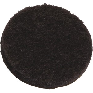 Feltrino autoadesivo OBI nero, Ø 17 mm per mobili e protezione superfici.