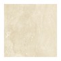 Piastrella per esterni t.b.t., beige con superficie marmorizzata.