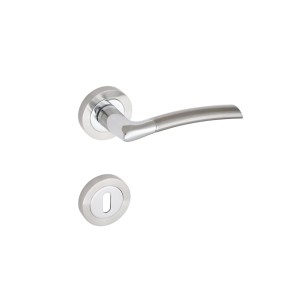 Set maniglia per porta argento per interni