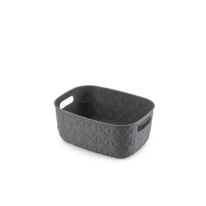 Cestino multiuso Softex basket grigio tg. S