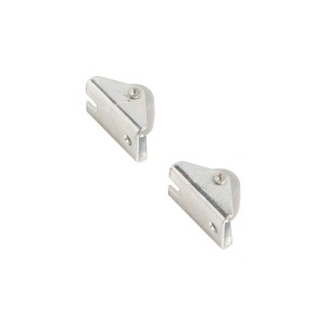 Rotella per mobili standard, Ø 15mm, set da 2, lamiera d'acciaio zincata, portata 20kg.