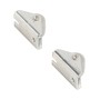 Rotella per mobili standard, Ø 15mm, set da 2, lamiera d'acciaio zincata, portata 20kg.