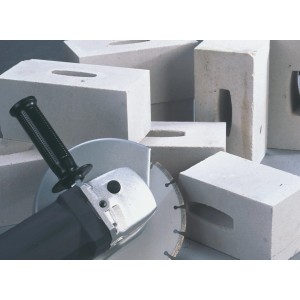 Disco diamantato universale da 115 mm per smerigliatrici angolari, per tagliare materiali edili.