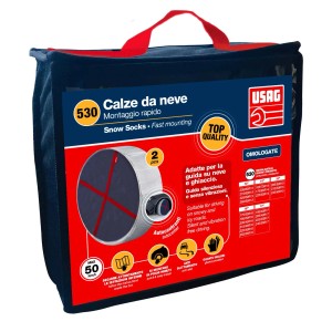t.b.t. alternativa alle catene da neve nella borsa blu.