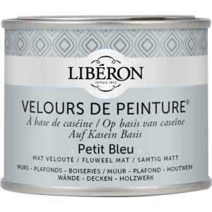 Idropittura lavabile Velours de Peinture Liberon Petit Bleu 0,125 L