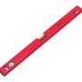 Livella a bolla Ellix rossa, 60 cm, con livella orizzontale e verticale.