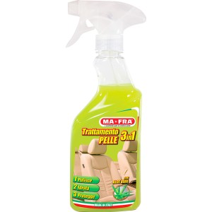 MA-FRA Trattamento Pelle 3in1 per auto: pulisce, idrata e protegge. Cura dell'auto per interni in pelle.