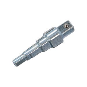 Chiave a gradini LUX in metallo per valvole radiatore e raccordi di ritorno.