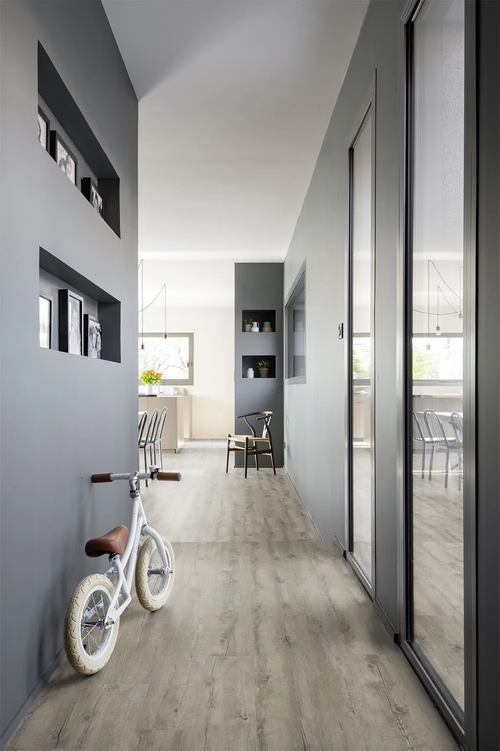 Pavimento Laminato PVC Effetto Legno - Senso Clic 30 1118 - 123,9x21,4cm Spessore 4,2mm - Foto 11