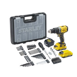 Trapano avvitatore a batteria Stanley FatMax 18V 2.0 Ah con accessori