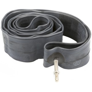 Camera d'aria per bici t.b.t. arrotolata per biciclette.