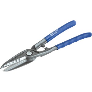 Cesoie per lamiera LUX-TOOLS, 250 mm, forma berlinese, ideali per tagli diritti.