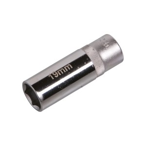 Bussola LUX 19 mm lunga Comfort, esagonale, acciaio al cromo vanadio per chiavi e estrattori.