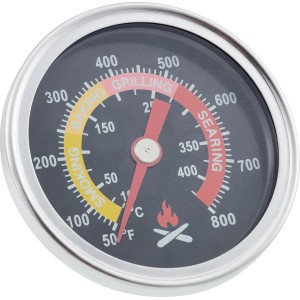 Termometro di ricambio per coperchio grill a gas, da 10 °C a 500 °C, per il controllo della temperatura durante la cottura.