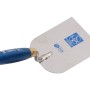 Spatola per stucco LUX Classic, 100 mm, antiruggine con manico in legno blu.