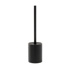 Scopino bagno Brenda in resina nero matt
