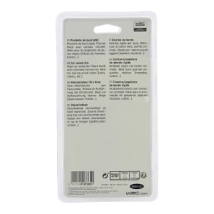 t.b.t. per auto, guscio rigido, nero con bordo cromato. Ideale per piccoli oggetti.