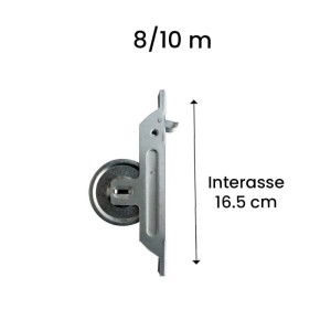 Avvolgitore tapparelle semincasso interasse 165 mm 8/10 m