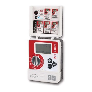 Centralina irrigazione E-Gard con display e funzioni di programmazione.